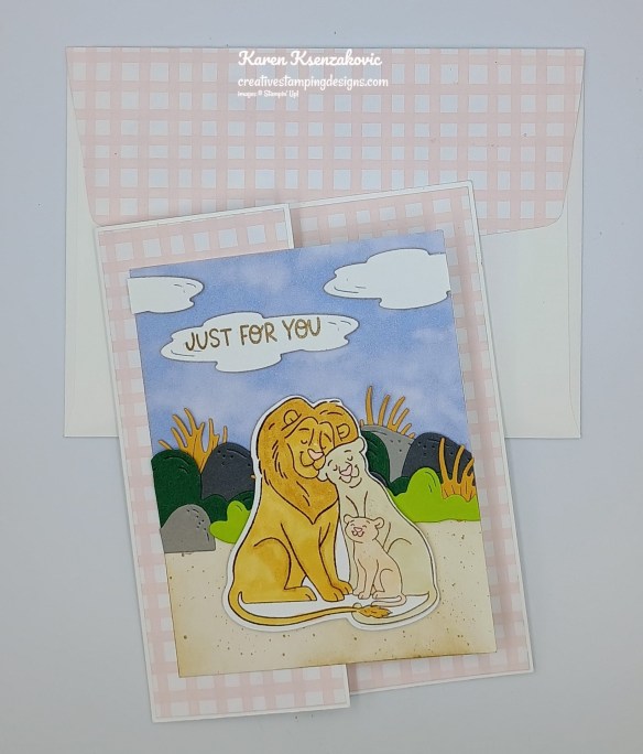 Stampin' Up! Safari Smiles Fun Fold 7 creativestampingdesigns.com