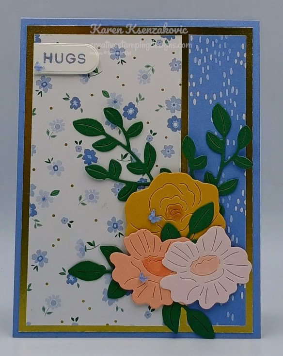 Stampin' Up! Scalloped Blooms Hugs 2 creativestampingdesigns.com