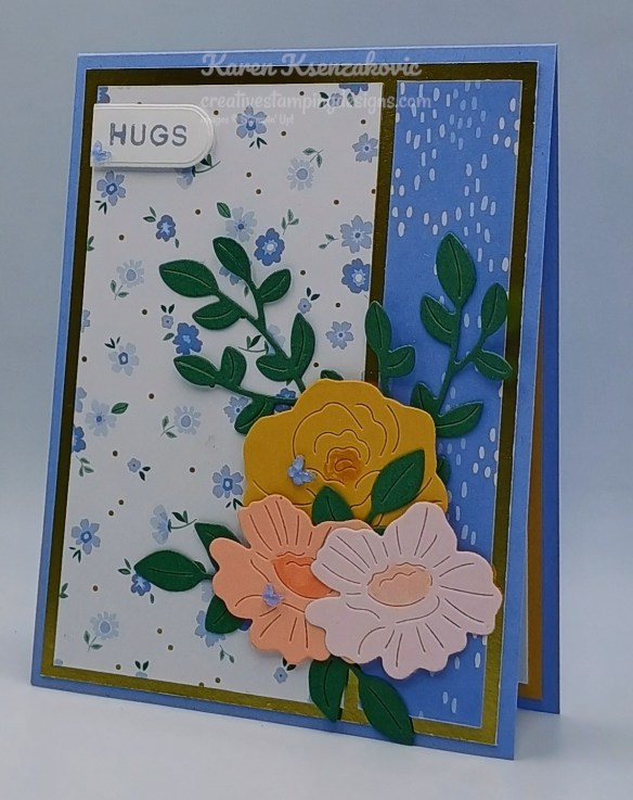 Stampin' Up! Scalloped Blooms Hugs 4 creativestampingdesigns.com