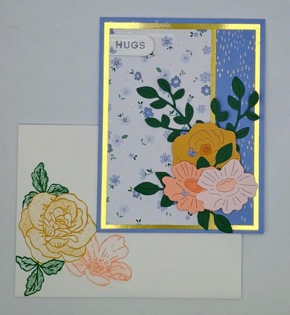 Stampin' Up! Scalloped Blooms Hugs 16creativestampingdesigns.com