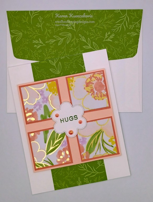 Stampin' Up! Scalloped Blooms Hugs 7 creativestampingdesigns.com