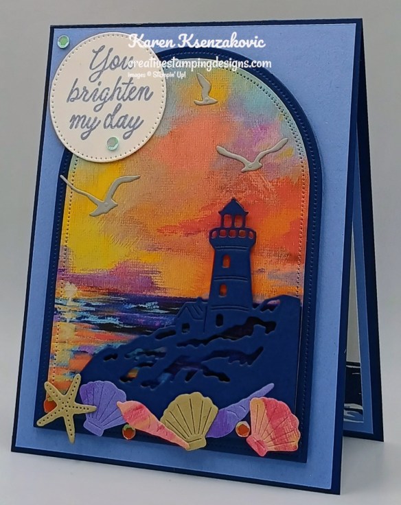 Stampin' Up! Sunset Coast Lighthouse 3 creativestampingdesigns.com
