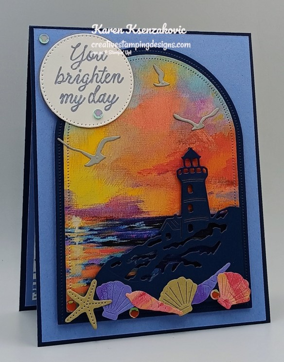 Stampin' Up! Sunset Coast Lighthouse 4 creativestampingdesigns.com