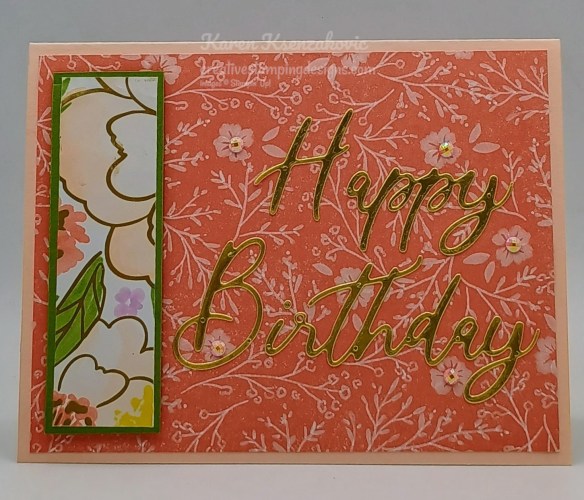 Stampin' Up! Words & Wishes CAS 2 creativestmpingdesigns.com