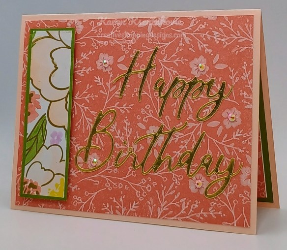 Stampin' Up! Words & Wishes CAS 4 creativestmpingdesigns.com