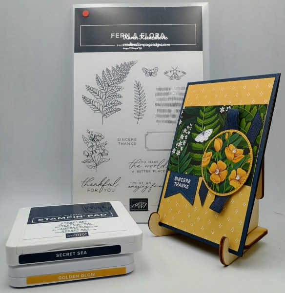 Stampin' Up! Fern & Flora Thanks 1 creativestampingdesigns.com