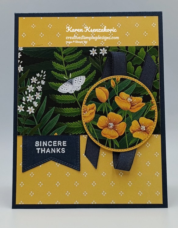 Stampin' Up! Fern & Flora Thanks 2 creativestampingdesigns.com