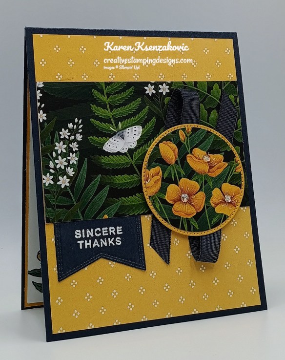 Stampin' Up! Fern & Flora Thanks 3 creativestampingdesigns.com