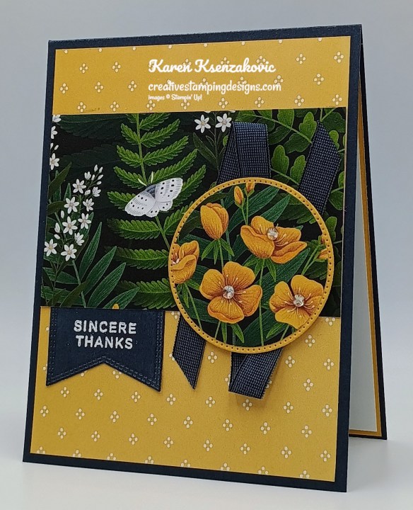 Stampin' Up! Fern & Flora Thanks 4 creativestampingdesigns.com