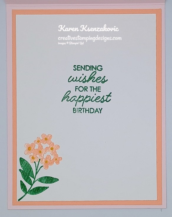 Stampin' Up! Forever Florals Dainty Birthday 5 creativestampingdesigns.com
