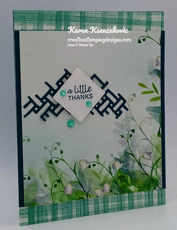 Stampin' Up! Lily of the Valley Thanks 3 creativestampingdesigns.com