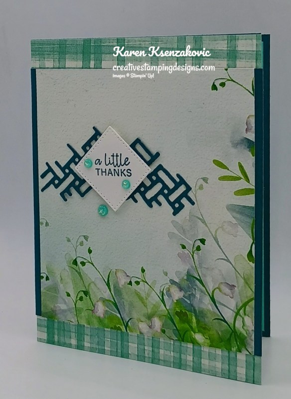 Stampin' Up! Lily of the Valley Thanks 4 creativestampingdesigns.com