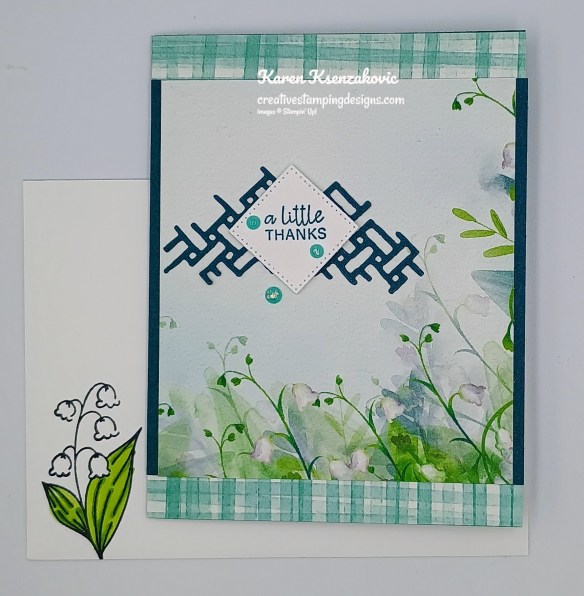 Stampin' Up! Lily of the Valley Thanks 6 creativestampingdesigns.com