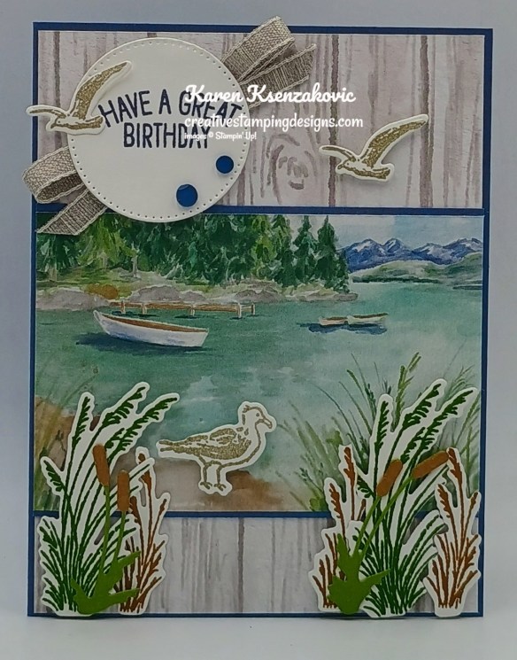 Stampin' Up! Relaxing Waterside Birthday 2 creativestampingdesigns.com