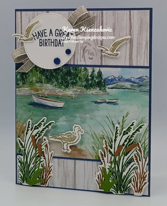 Stampin' Up! Relaxing Waterside Birthday 4 creativestampingdesigns.com