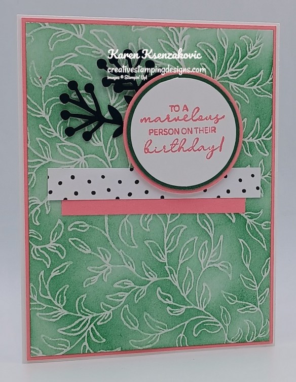 Stampin' Up! Sweet Foliage Sending Salutations 3 creativestampingdesigns.com