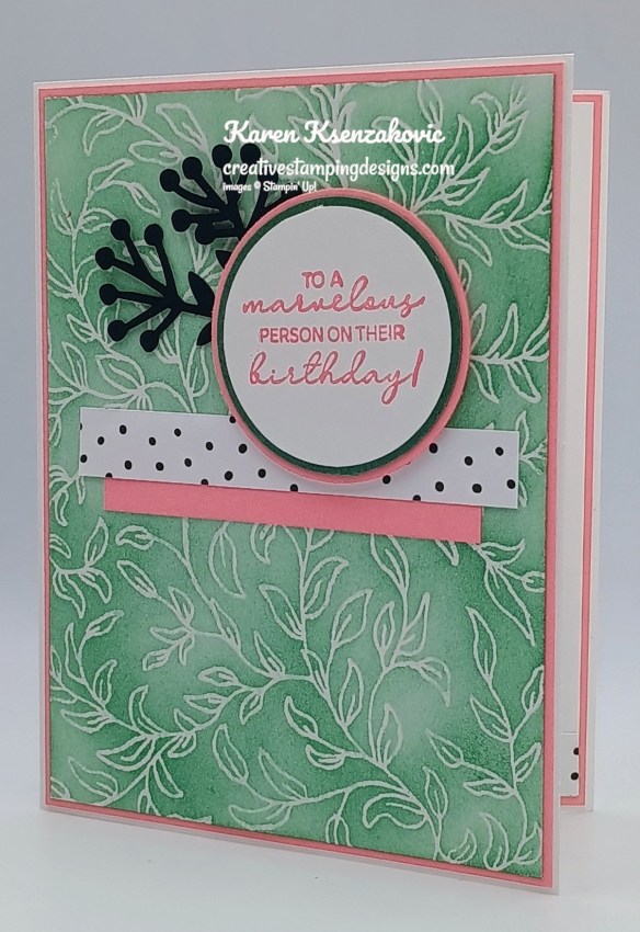 Stampin' Up! Sweet Foliage Sending Salutations 4 creativestampingdesigns.com