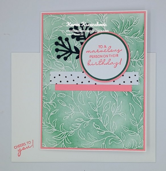 Stampin' Up! Sweet Foliage Sending Salutations 6 creativestampingdesigns.com