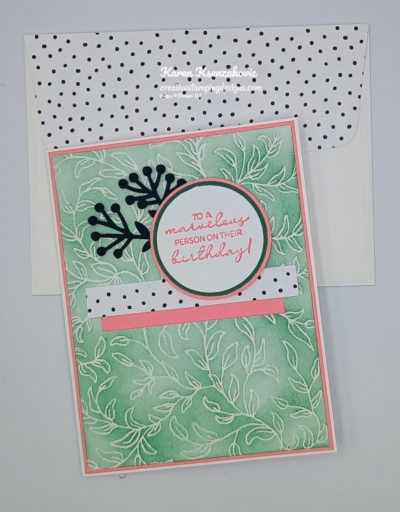 Stampin' Up! Sweet Foliage Sending Salutations 7 creativestampingdesigns.com