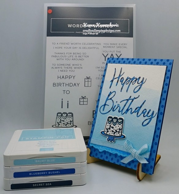 Stampin' 'Up! Words & Wishes Birthday 1 creativestampingdesigns.com