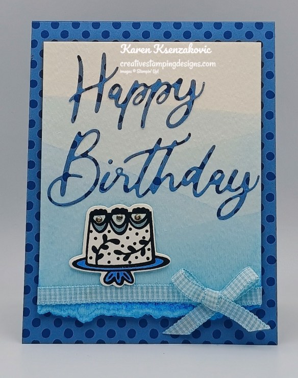 Stampin' 'Up! Words & Wishes Birthday 2 creativestampingdesigns.com