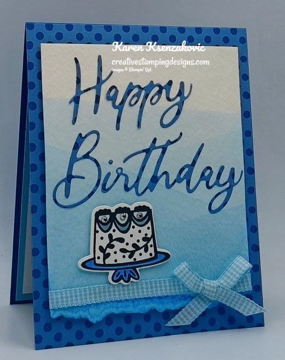 Stampin' 'Up! Words & Wishes Birthday 4 creativestampingdesigns.com