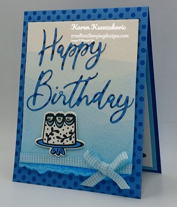 Stampin' 'Up! Words & Wishes Birthday 3 creativestampingdesigns.com