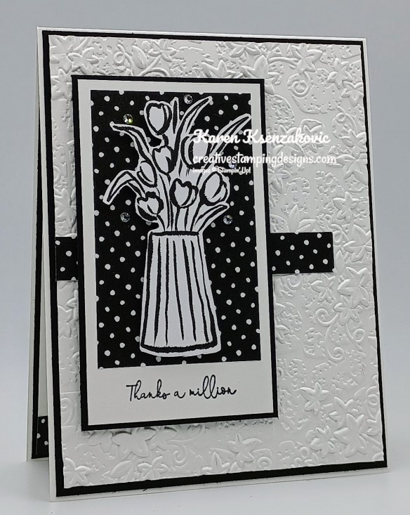 Stampin' Up! Banner Sayings in Black & White 3 creativestampingdesigns.com