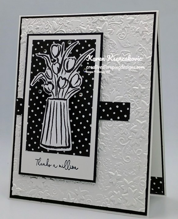 Stampin' Up! Banner Sayings in Black & White 4 creativestampingdesigns.com