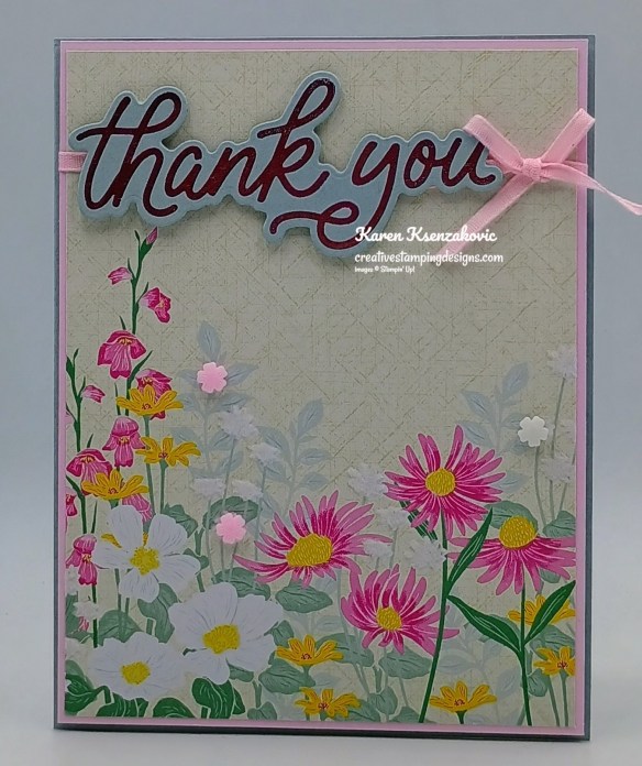 Stampin' Up! Classic Greetings Thank You 2 creativestampingdesigns.com