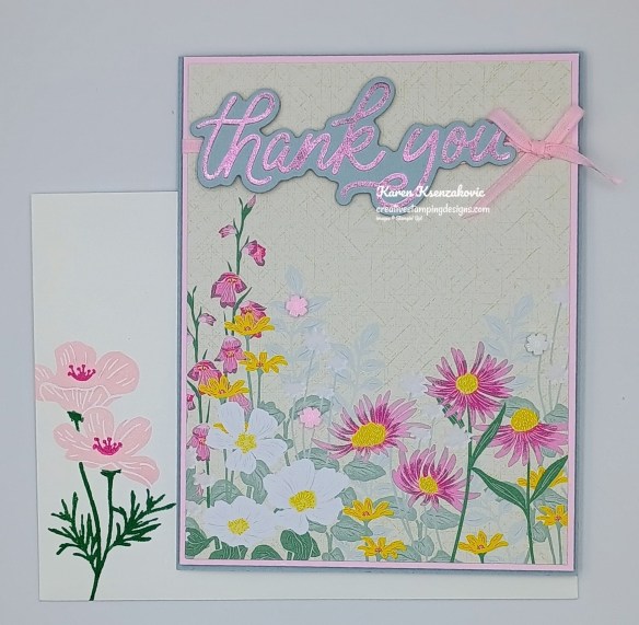 Stampin' Up! Classic Greetings Thank You 6 creativestampingdesigns.com
