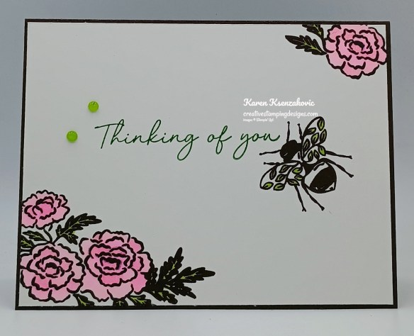 Stampin' Up! Flourish & Frames CAS 2 creativestampingdesigns.com