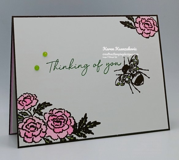 Stampin' Up! Flourish & Frames CAS 3 creativestampingdesigns.com