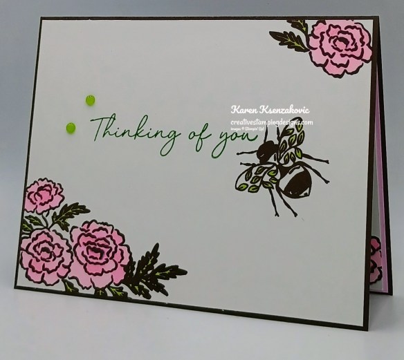 Stampin' Up! Flourish & Frames CAS 4 creativestampingdesigns.com