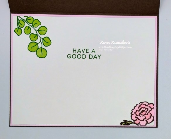 Stampin' Up! Flourish & Frames CAS 5 creativestampingdesigns.com