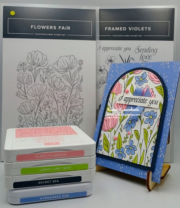 Stampin' Up! Flower Fair CAS 1 cretivestampingdesigns.com