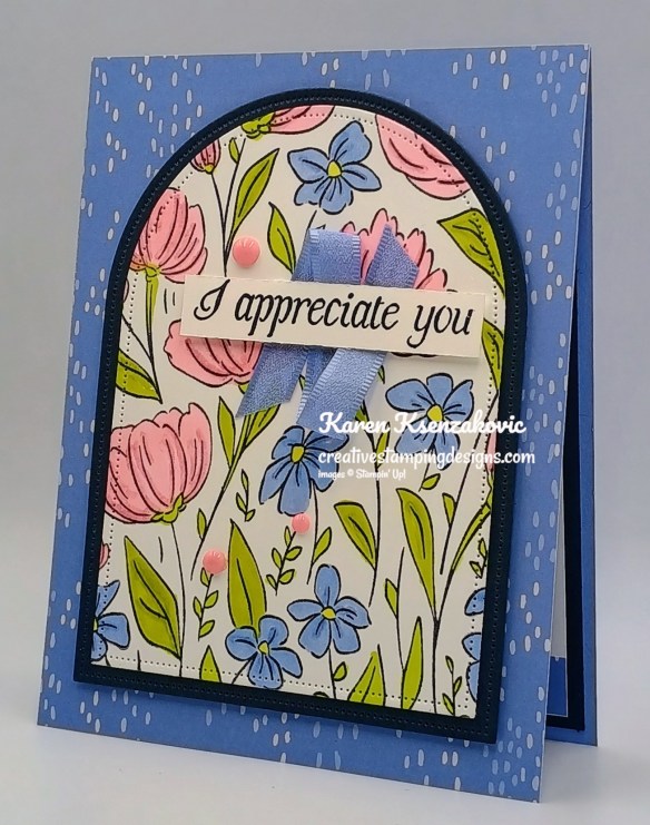 Stampin' Up! Flower Fair CAS 4 cretivestampingdesigns.com