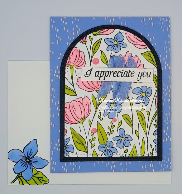 Stampin' Up! Flower Fair CAS 6 cretivestampingdesigns.com