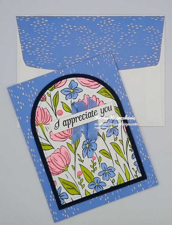 Stampin' Up! Flower Fair CAS 7 cretivestampingdesigns.com