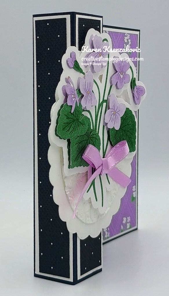 Stampin' Up! Framed Violet Fun Fold 4 creativestampingdesigns.com
