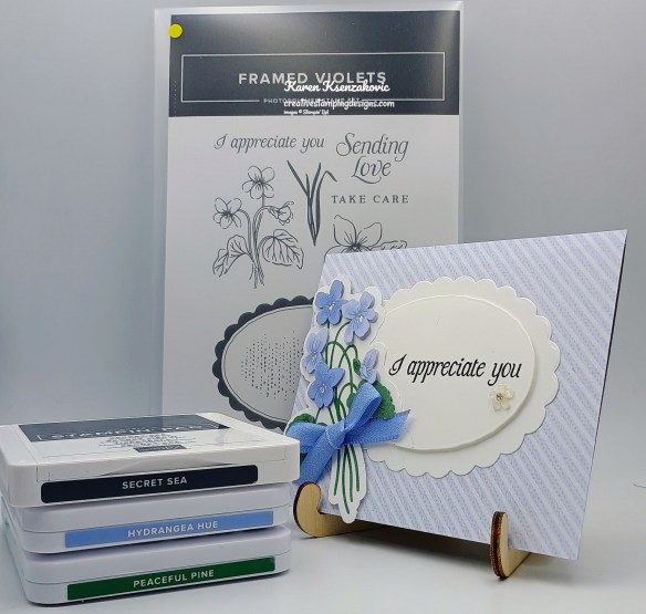 Stampin' Up! Framed Violets Appreciation 1 creativestampingdesigns.com