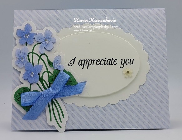 Stampin' Up! Framed Violets Appreciation 2 creativestampingdesigns.com