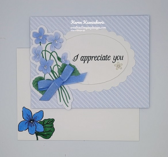 Stampin' Up! Framed Violets Appreciation 6 creativestampingdesigns.com
