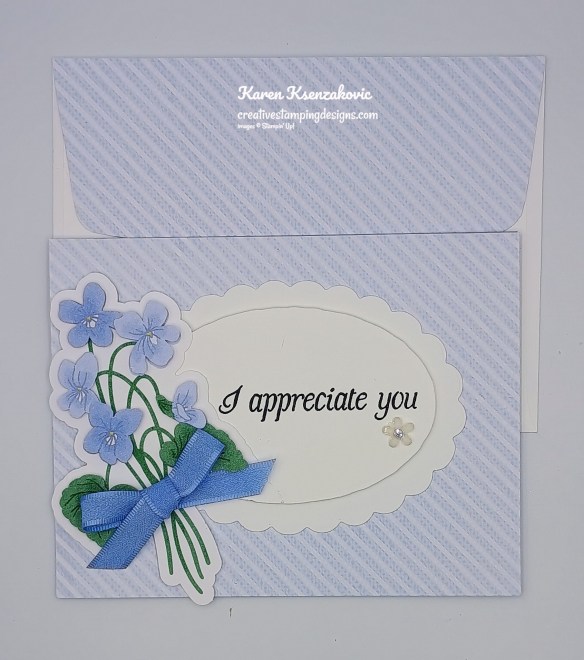 Stampin' Up! Framed Violets Appreciation 7 creativestampingdesigns.com