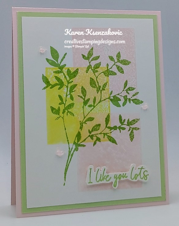 Stampin' Up! Nature's Symphony Pastel CAS 3 creativestampingdesigns.com