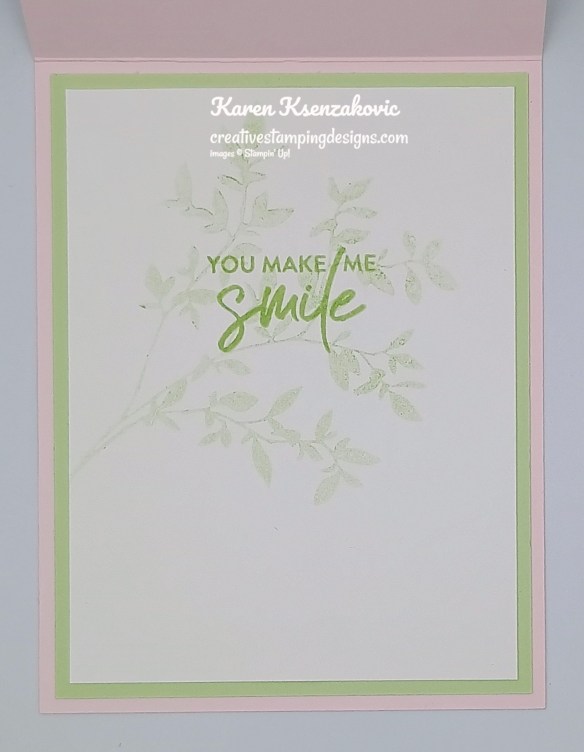 Stampin' Up! Nature's Symphony Pastel CAS 5 creativestampingdesigns.com