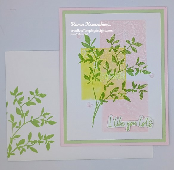 Stampin' Up! Nature's Symphony Pastel CAS 6 creativestampingdesigns.com