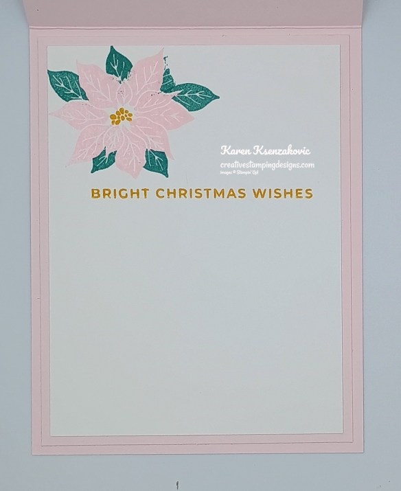 Stampin' Up! Pretty Poinsettia in Barely Blush 5 creativestampingdesigns.com
