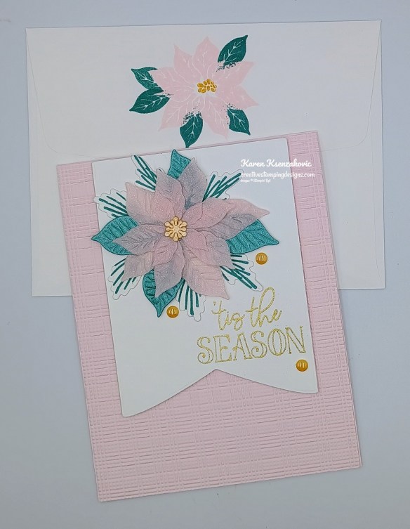 Stampin' Up! Pretty Poinsettia in Barely Blush 7 creativestampingdesigns.com