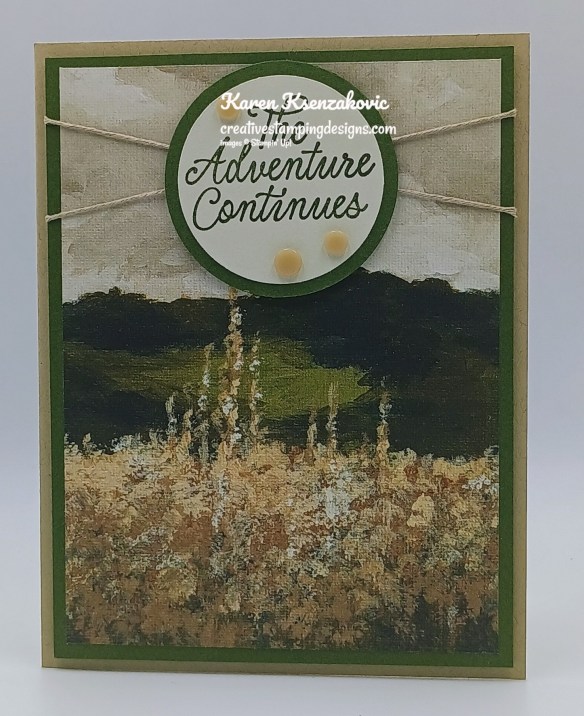 Stampin' Up! Sunset Coast CAS 2 creativestampingdesigns.com